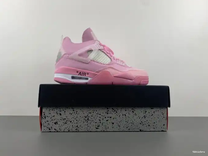 Reps TBK PINK 4 OFF-WHITE X JORDAN 0518